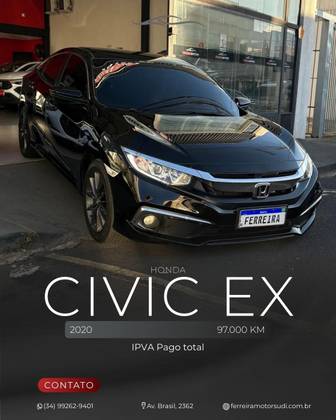 HONDA CIVIC 2.0 16V FLEXONE EX 4P CVT HONDA CIVIC 2.0 16V FLEXONE EX 4P CVT